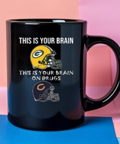 This Is Your Brain Packers This Is Your Brain On Drugs Bears Mug 2024