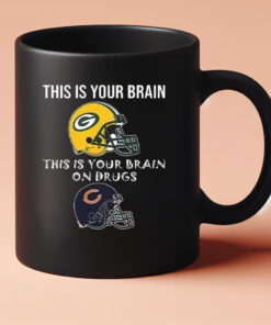 This Is Your Brain Packers This Is Your Brain On Drugs Bears Mug 20243