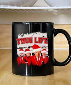 Thug Life Santa White House Mug 20241