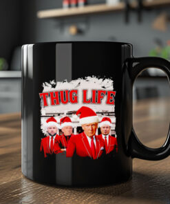 Thug Life Santa White House Mug 20242