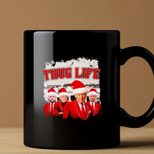 Thug Life Santa White House Mug 202433