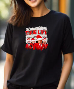 Thug Life Santa White House T-Shirt 2024