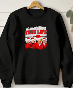 Thug Life Santa White House T-Shirt 20241