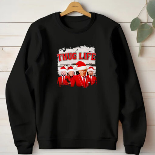 Thug Life Santa White House T-Shirt 20241