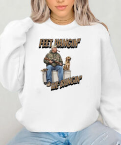 Trump Hunting Feet Hangin’ We Bangin’ Sweatshirt , Hoodie , T-shirt , Long Sleeve T-shirt