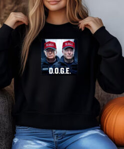 Trump Musk Sweatshirt , T-shirt , Hoodie , Long Sleeve T-shirt , D.O.G.E. Meme 3