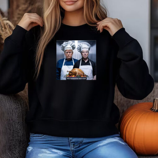 Trump Sweatshirt , T-shirt , Hoodie , Long Sleeve T-shirt , D.O.G.E Thanksgiving 3