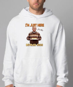 Trump Thanksgiving I'm Just Here For The Deviled Eggs Sweatshirt , T-shirt , Hoodie , Long Sleeve T-shirt2