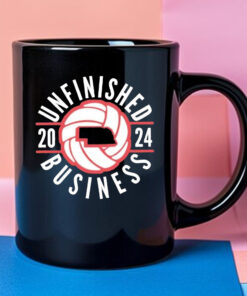 Unfinished Business 2024 Nebraska Volleyball Mug