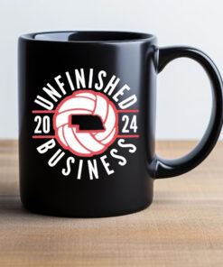 Unfinished Business 2024 Nebraska Volleyball Mug2