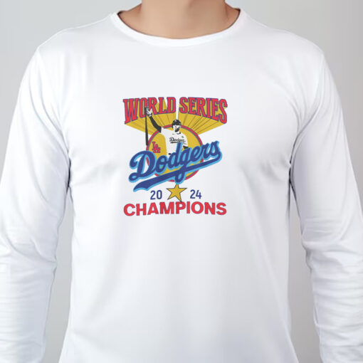 Vintage 2024 World Series Champion Dodgers Sweatshirt , T-shirt , Hoodie , Long Sleeve T-shirt