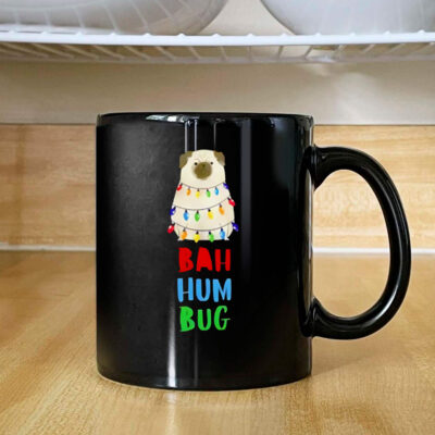 Vito The Pug Bah Humbug Christmas Mug 2024