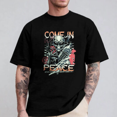 We Come in Peace Sweatshirt , Hoodie , T-Shirt , Long Sleeve T-shirt