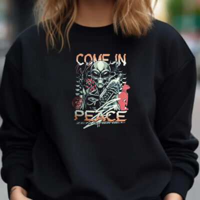 We Come in Peace Sweatshirt , Hoodie , T-Shirt , Long Sleeve T-shirt1