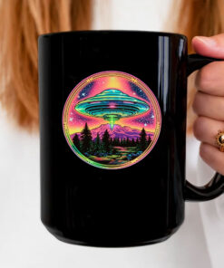 80s Neon UFO Mug Coffee