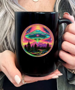 80s Neon UFO Mug Coffee