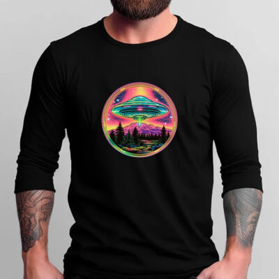  80s Neon UFO T-Shirts