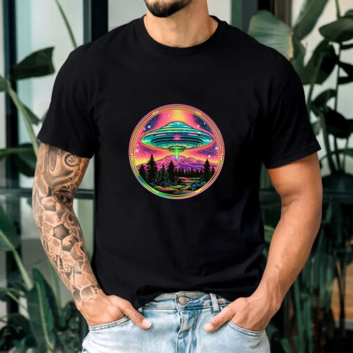 80s Neon UFO T-Shirts