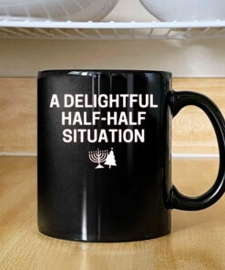 A Delightful Half-Half Situation Mug