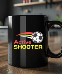 Active Shooter Soccer Ball Mug1