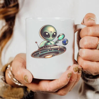 Alien Spaceship Mug Coffee