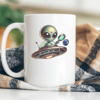 Alien Spaceship Mug Coffee