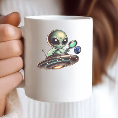 Alien Spaceship Mug Coffee