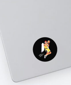 Angel Kobe christmas signature Stickers