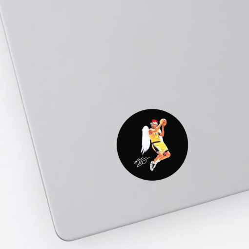 Angel Kobe christmas signature Stickers