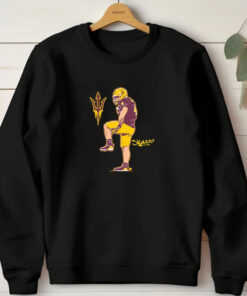 Arizona State Football Cam Skattebo Superstar Pose T-Shirt