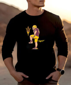 Arizona State Football Cam Skattebo Superstar Pose T-Shirt2