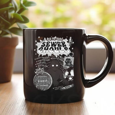 Ask Me About Sneaky Sewer Ghouls by @ArcaneBullshit Mug Coffee