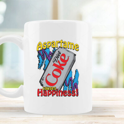 Aspartame Causes Happiness Mug Coffee