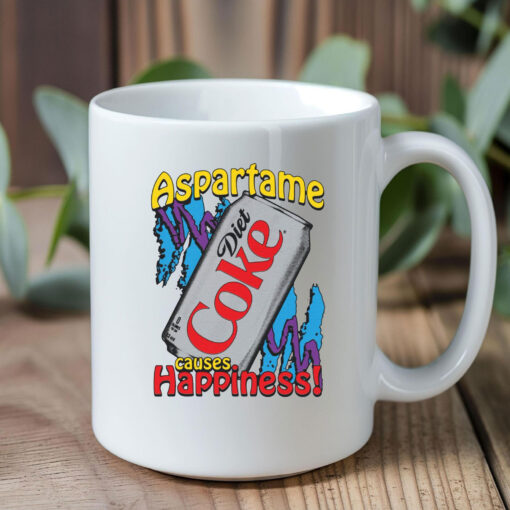 Aspartame Causes Happiness Mug Coffee