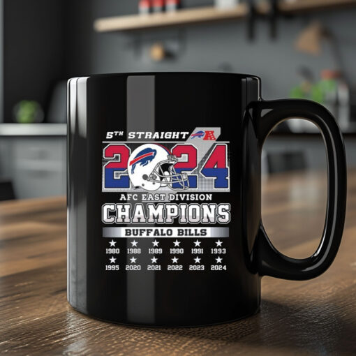 Bills 2024 5th Straight AFC East Division Champions Mug2