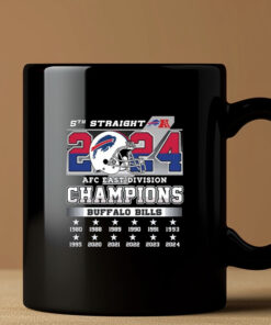 Bills 2024 5th Straight AFC East Division Champions Mug3