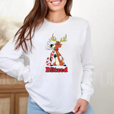 Blitzed Reindeer T-Shirt 20242