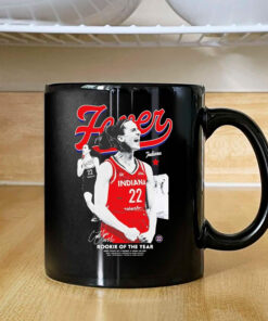 Caitlin Clark Indiana Fever rookie of the year signature Mug