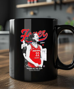 Caitlin Clark Indiana Fever rookie of the year signature Mug2