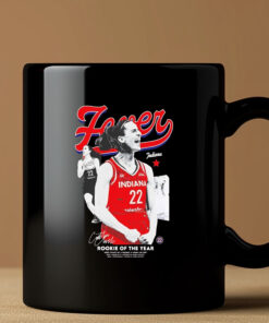 Caitlin Clark Indiana Fever rookie of the year signature Mug3