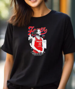 Caitlin Clark Indiana Fever rookie of the year signature T-shirt