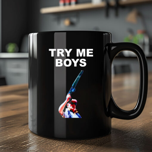 Carl Niehaus Try Me Boys Mug Coffee