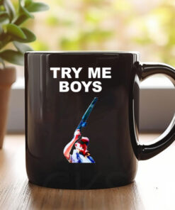 Carl Niehaus Try Me Boys Mug Coffee