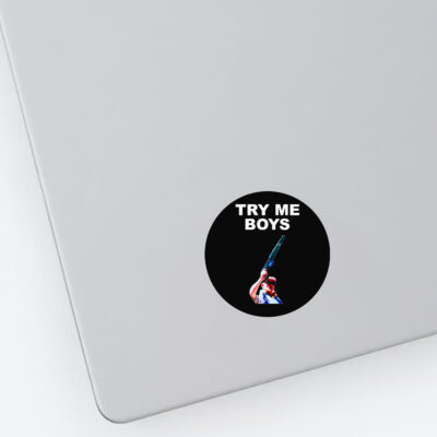 Carl Niehaus Try Me Boys Stickers