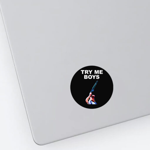 Carl Niehaus Try Me Boys Stickers