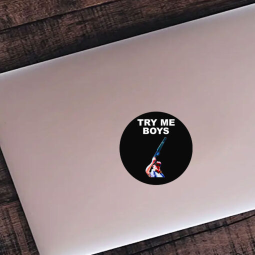 Carl Niehaus Try Me Boys Stickers