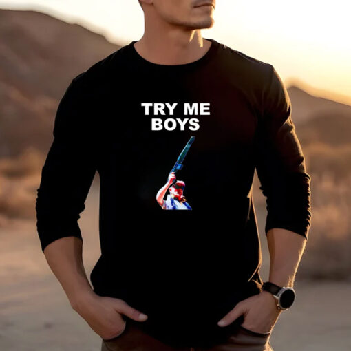 Carl Niehaus Try Me Boys T-Shirts