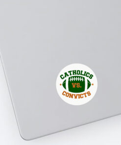 Catholics Vs Convicts Football Logo Stickers