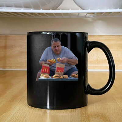 Chris Christie Fries Fast Food Mug Coffee