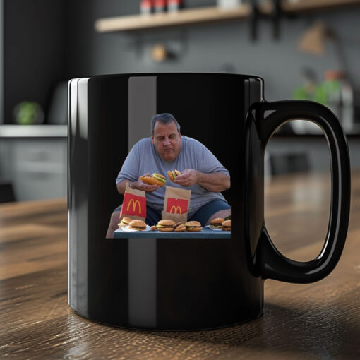 Chris Christie Fries Fast Food Mug Coffee